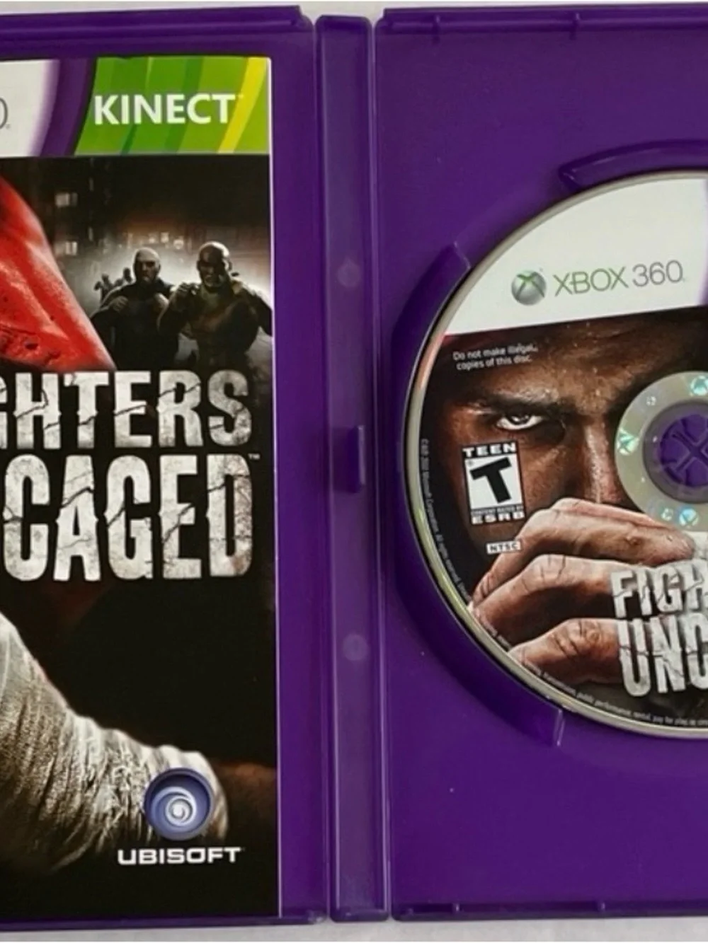 Fighters Uncaged Microsoft Xbox 360, 2010 Kinect Required Complete w/ Manual